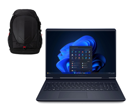 Laptop Dell Alienware 16 Core 7-240H/32GB/1TB+512/W11 RTX5060 Zestaw